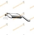 Silencioso trasero de escape Opel Kadett D 1.0 - 1.2 S de 1979 a 1982, similar a 852388 - 852394 - 852400