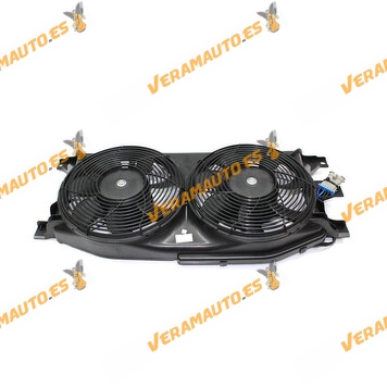 Electroventilador de Mercedes ML W163 de 1998 a 2005 | Conector de 4 Pines | OEM Similar 1635000155