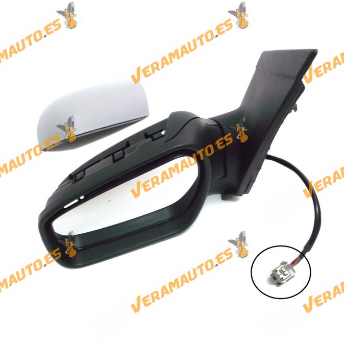 Espejo Retrovisor Ford Focus 2004 Al 2007 Izquierdo Electrico Termico Imprimado Enchufe Pequeño