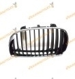 Rejilla de frente BMW Serie 1 E87 E81 de 2004 a 2007 delantera izquierda cromada negra similar a 51137077129