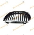 Rejilla de frente BMW Serie 1 E87 E81 de 2004 a 2007 delantera izquierda cromada negra similar a 51137077129