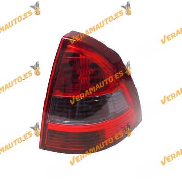 Piloto Citroen C5 de 2005 Al 2008 Rojo Ahumado Trasero Derecho Exterior Aleta sin Portalamparas OEM Similar 6351V3