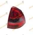 Piloto Citroen C5 de 2005 Al 2008 Rojo Ahumado Trasero Derecho Exterior Aleta sin Portalamparas OEM Similar 6351V3
