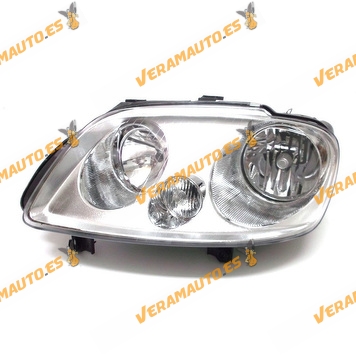 faro volkswagen touran del 2003 al 2006 caddy del 2004 al 2009 lamparas h7 y h1 delantero izquierdo