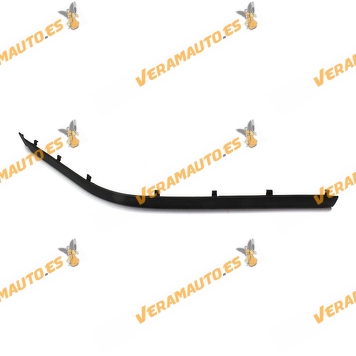 Front Bumper Frame BMW Serie 5 E39 from 1995 to 2000 Black Right for Chromated Edge