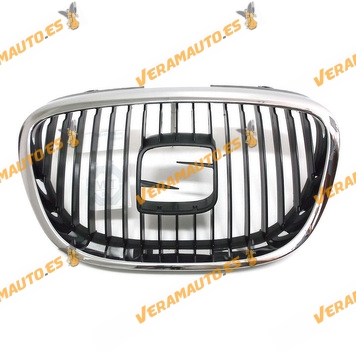 Front Grille Seat Altea Leon Toledo from 2005 to 2009 without Anagram with Chromated Edge