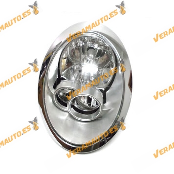 Faro Mini R50 R53 R52 de 2004 a 2006 Lamparas H7 y H7 Delantero Regulacion Electrica Derecho