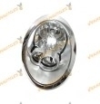 Faro Mini R50 R53 R52 de 2004 a 2006 Lamparas H7 y H7 Delantero Regulacion Electrica Derecho
