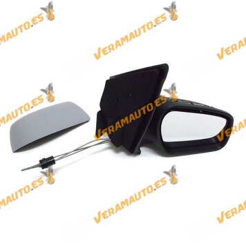 Rear view Mirror Ford Fiesta from 2006 to 2009 with Mechanical Control Printed Right