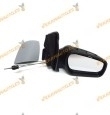 Espejo Retrovisor Ford Fiesta 2006 Al 2009 Con Mando Mecanico Imprimado Derecho