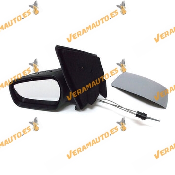 Rear view Mirror Ford Fiesta from 2006 to 2009 with Mechanical Control Printed Left