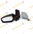 Espejo Retrovisor Ford Fiesta 2006 Al 2009 Con Mando Mecanico Imprimado Izquierdo