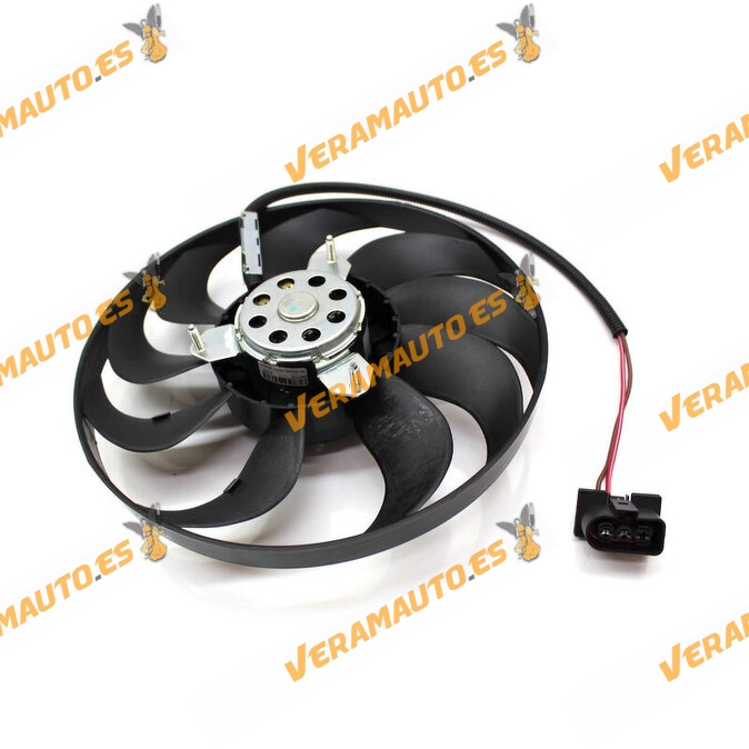 Electroventilador SEAT León Toledo | Skoda Octavia | Volkswagen Bora Golf IV | Conector de 2 Pines | OEM Similar a 1J0959455P