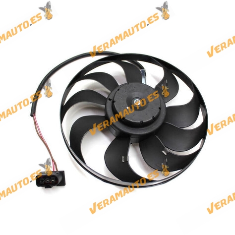 Electroventilador SEAT León Toledo | Skoda Octavia | Volkswagen Bora Golf IV | Conector de 2 Pines | OEM Similar a 1J0959455P