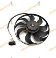 Electroventilador SEAT León Toledo | Skoda Octavia | Volkswagen Bora Golf IV | Conector de 2 Pines | OEM Similar a 1J0959455P