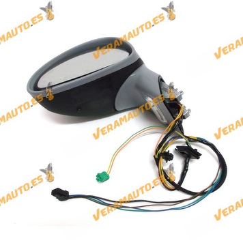 Rear view Mirror Citroen C4 from 2004 to 2010 Left Electric Turn Signal Pilot 2 connectors of 2-3 pins