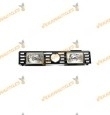 Rejilla de frente Volkswagen Polo desde 10-1990 hasta 1994 con luces de largo alcance para lampara H2