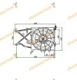 1341159-1341264-52464705-52464741 Electro ventilador Opel Vectra B