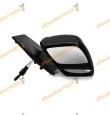 Espejo Retrovisor Citroen Jumpy Fiat Scudo Peugeot Expert De 2007 En Adelante Derecho Con Mando Mecanico Negro Cristal Doble
