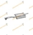 Silencioso de Escape Mitsubishi Galant Trasero 1.8, 1.8i, 2.0i de 1988 a 1992 similar a MB431603