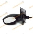 Espejo Retrovisor Citroen C2 Del 2003 Al 2007 Con Mando Mecanico Negro Izquierdo
