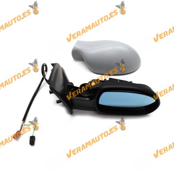 Espejo Retrovisor Citroen C5 de 2001 a 2008 Electrico Termico Sensor de Temperatura Abatible Derecho