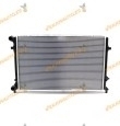 Radiador refrigeracion agua A3 Leon Toledo Golf V Passat Touran motores gasolina 1K0121251BR 1K0121251E