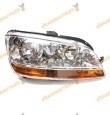 faro fiat idea multipla del 2003 al 2006 lamparas h7 h1 y h1 piloto ambar delantero derecho