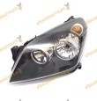 faro opel astra h de 2004 al 2009 lamparas h7 h1 fondo negro izquierdo