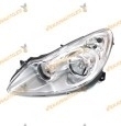 Faro Opel Corsa Del 2006 Al 2011 H7 Y H1 Cromado Delantero Izquierdo