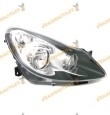 Faro Opel Corsa Del 2006 Al 2011 Lamparas H7 Y H1 Fondo Negro Delantero Derecho Similar 1216200