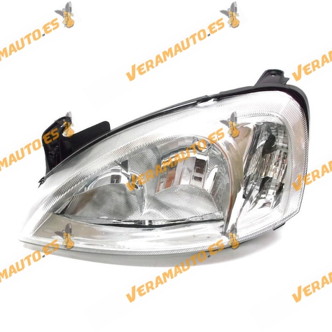 Faro Opel Corsa C de 2000 a 2003 | Combo de 2001 a 2010 H7 H7 Intermitente Transparente Sin Motor Izquierdo Para Montaje Valeo