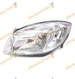 faro skoda fabia del 2007 al 2010 lampara h4 con motor izquierda