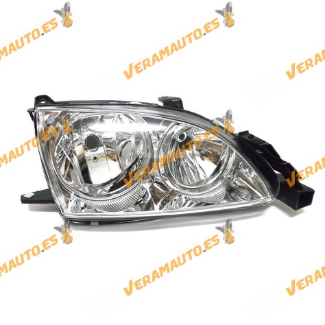 faro toyota avensis del 2000 al 2003 lamparas h7 y h7 delantero derecho