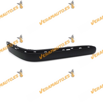 Front Bumper Frame Mercedes Class E W210 from 1999 to 2002 Right with Holes Chromed Edge