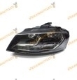 faro a3 2008-2013 h7h7 electrico c/motor negro izquierdo 8p0941003bb