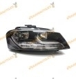 Faro Audi A3 de 2008 a 2013 H7 y H7 electrico con motor negro derecho similar a 8P0941004BB