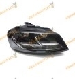 Faro Audi A3 de 2008 a 2013 H7 y H7 electrico con motor negro derecho similar a 8P0941004BB