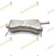 Silencioso trasero de escape Citroen ZX Avantage Aura 1.9 TD de 1992 en adelante OEM similar 96151664