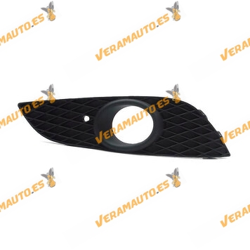 Front Bumper Grille Opel Astra from 2007 to 2009 Front Right with Fog Light Hole