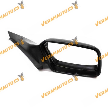 Espejo Retrovisor Volvo 440 y 460 derecho de 1988 al 1993 negro regulacion mecanica