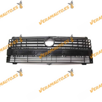 Front Grille Volkswagen Transporter T4 from 1990 to 2003 without Anagram Black similar to 701853653
