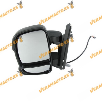 Left Rearview Mirror | Citroen Jumper Fiat Ducato Peugeot Boxer from 2006 to 2017 | Electric With Flashing Light