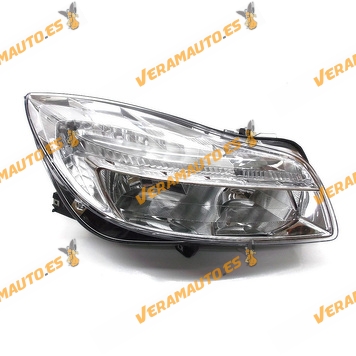 Faro Opel Insignia de 2008 a 2013 Delantero Eléctrico Derecho Con Motor | Optica H1+H7 Luz Diurna | OEM Similar a 1216688