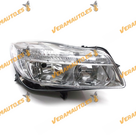 Faro Opel Insignia de 2008 a 2013 Delantero Eléctrico Derecho Con Motor | Optica H1+H7 Luz Diurna | OEM Similar a 1216688