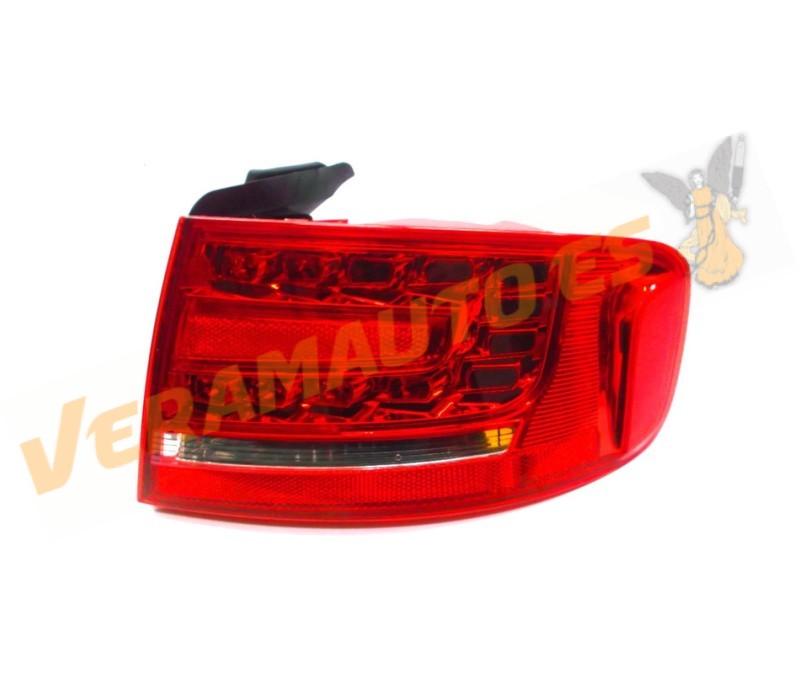 Piloto Audi A4 S4 Sedan de 2008 al 2011 Trasero Exterior Derecho Lampara LED sin Portalamparas OEM similar 8K5945095B