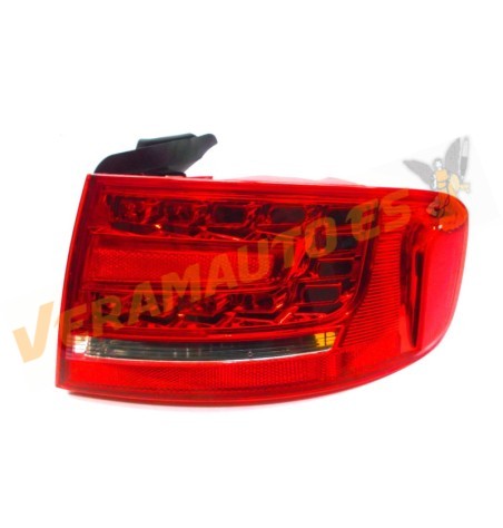 Piloto Audi A4 S4 Sedan de 2008 al 2011 Trasero Exterior Derecho Lampara LED sin Portalamparas OEM similar 8K5945095B