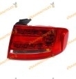 Piloto Audi A4 S4 Sedan de 2008 al 2011 Trasero Exterior Derecho Lampara LED sin Portalamparas OEM similar 8K5945095B
