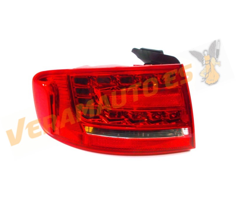 Piloto Audi A4 S4 Sedan de 2008 al 2011 Trasero Exterior Izquierdo LED OEM 8K5945095B