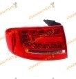 Piloto Audi A4 S4 Sedan de 2008 al 2011 Trasero Exterior Izquierdo Lampara LED sin portalamparas OEM similar 8K5945095B